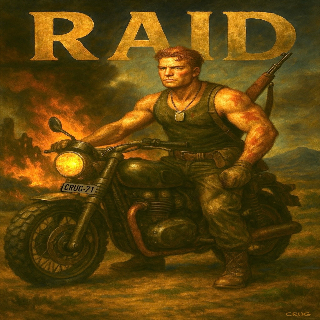 BIKER-BODS 'RAID' Calendar 2026 Digital Wallpaper Bundle for desktop, laptop, iPad/tablet, iPhone & android.